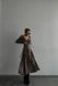 Женское платье из софта цвет бежевый принт лео р.42/44 452673 452673 фото 7