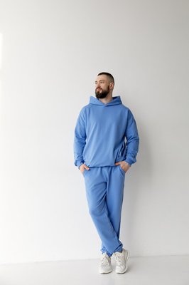 Мужской спортивный костюм цвет голубой р.XXL 431321 431321 фото