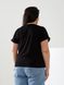 Женская футболка HIP-HOP цвет черный р.48/50 433162 433162 фото 2