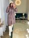 Женское стеганное пальто цвет фрезовый р.L 443122 443122 фото 1