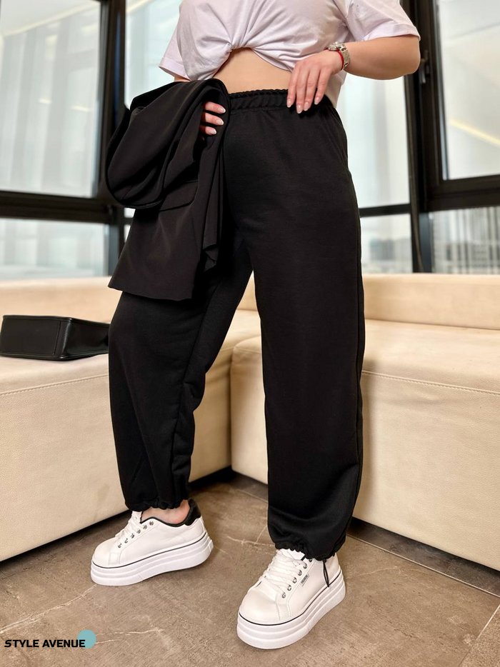 Женский костюм брюки и пиджак-жилет цвет черный р.48/50 450154 452412 фото