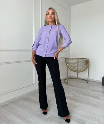 Женская блуза софт цвет сиреневый р.52/54 454167 454167 фото