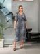 Женское длинное платье софт цвет серый леопард р.48/50 455977 455977 фото