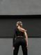 Женский костюм с легинсами и кофточкой цвет черный р.42/46 449004 449004 фото 9