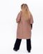 Женская куртка-пальто из плащевки цвет капучино р.50 377554 377554 фото 3