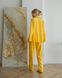 Женская пижама велюр Jeny на пуговицах цвет желтый р.L 443801 443801 фото 5