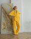 Женская пижама велюр Jeny на пуговицах цвет желтый р.L 443801 443801 фото 4