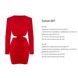 Женское платье мини цвет красный р.42/44 448195 448195 фото 11