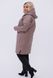 Женская теплая стеганная куртка цвет мокко р.48/50 449427 449427 фото 2