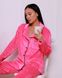 Женская пижама велюр Jeny на пуговицах малинового цвета р.S 380625 380625 фото 6
