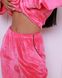 Женская пижама велюр Jeny на пуговицах малинового цвета р.S 380625 380625 фото 5