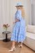 Жіноча вільна сукня із софту колір блакитний 451166 451166 фото 4
