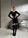 Женское платье мини цвет черный р.42/44 448194 448194 фото