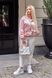 Женская ветровка с капюшоном цвет розовый р.4XL 440301 440301 фото 5
