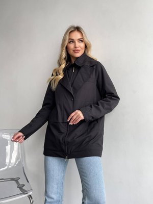 Женская теплая куртка цвет черный р.XL 450307 450307 фото