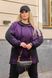 Жіночий теплий спортивний костюм колір фіолет р.48/50 442721 442721 фото