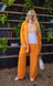 Жіночий костюм трійка колір помаранчевий р.50/52 455742 455742 фото