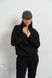 Женский теплый костюм тринитка на флисе цвет черный р.L 449062 449062 фото 7