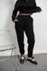 Женский теплый костюм тринитка на флисе цвет черный р.L 449062 449062 фото 5