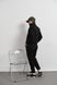 Женский теплый костюм тринитка на флисе цвет черный р.L 449062 449062 фото 9