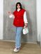 Женский костюм двойка жилетка и блуза цвет красный р.48/50 454104 454104 фото 5