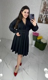 Женское платье с корсетом цвет черный р.50/52 452891 452891 фото