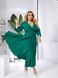 Женское платье миди из софта цвет зеленый р.50/52 454016 454016 фото 7