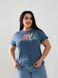 Женская футболка LOVE цвет джинсовый р.42/46 432432 432432 фото