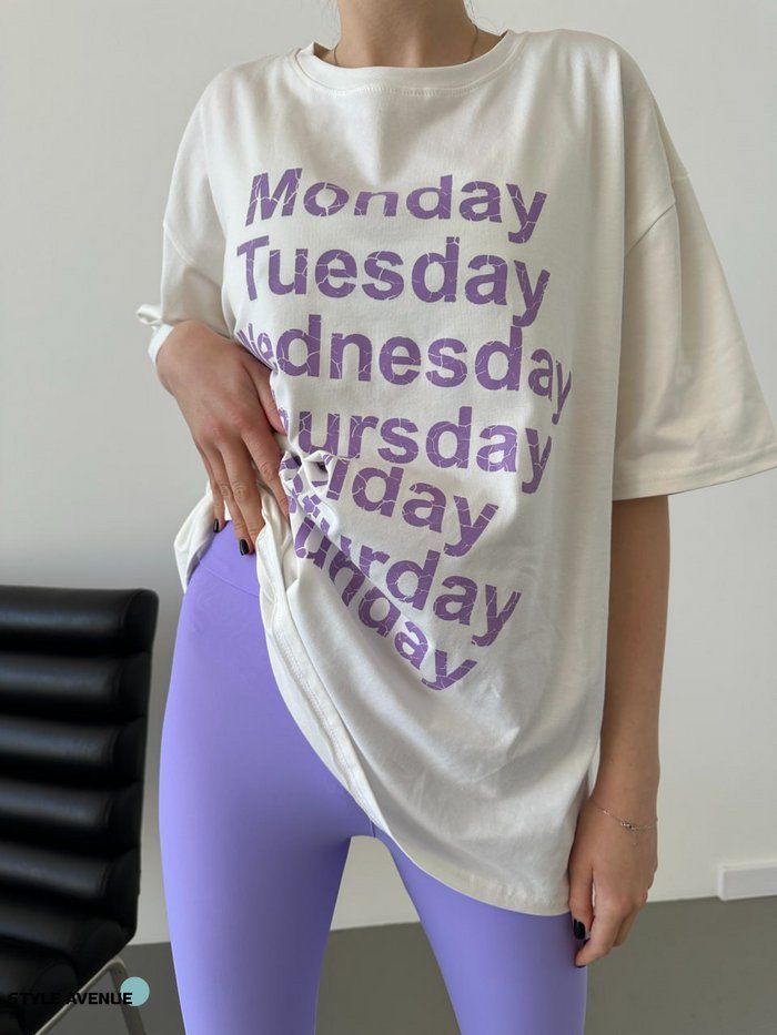 Жіночий костюм двійка з лосинами колір лавандовий 454661 фото