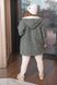 Женская куртка барашек на меху оливкового цвета р.48/52 386630 378541 фото 3