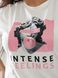 Женская футболка INTENSE цвет молочный р.52/54 433178 433178 фото 2