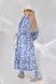 Жіноча вільна сукня із софту колір синій р.50/52 450393 450393 фото 3