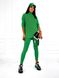 Женский костюм лосины и кофта цвет зеленый р.42/44 449991 449991 фото
