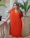 Женское платье с карманами цвет оранж 437268 437268 фото