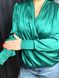 Женская рубашка из шелка армани цвет зеленый р.44/46 447692 447692 фото 1
