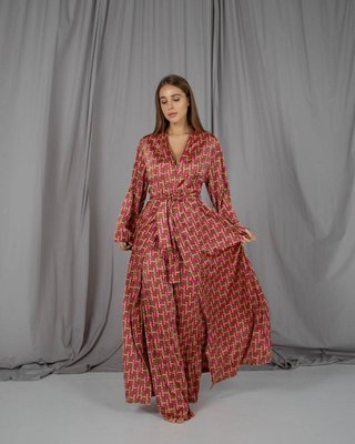 Женский пижамный костюм тройка цвет розовый р.L/XL 448621 448621 фото