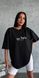 Женская футболка Los angeles цвет черный р.L 455872 455872 фото 1