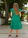 Женское платье свободного кроя цвет зеленый р.50/52 437153 437153 фото 5