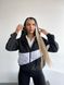 Женская куртка-ветровка с капюшоном цвет черный р.42/46 454223 454223 фото