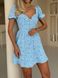 Женское платье мини из муслина цвет голубой р.42 459484 459484 фото 5