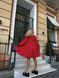 Женское платье цвет красный с цветочным принтом р.оверсайз 450102 450102 фото 7