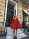 Женское платье цвет красный с цветочным принтом р.оверсайз 450102 450102 фото 1