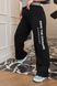 Женские брюки карго цвет черный р.46/48 450372 450372 фото