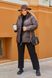 Женская теплая куртка цвет шоколад р.50/52 445148 445148 фото
