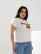Женская футболка MIAMI цвет молочный р.42/46 433038 433038 фото 5