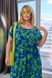 Женское свободное платье из софта цвет зеленый р.50/52 454728 454728 фото 3