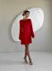 Женское платье мини из сатина цвет красный р.42 459588 459588 фото