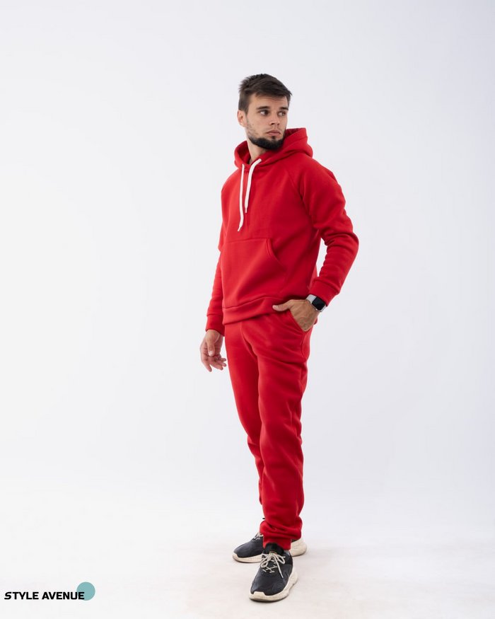 Мужской спортивный костюм Alex цвет красный р.2XXL 442224 442224 фото