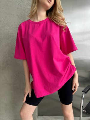 Женская базовая футболка цвет малиновый р.42/46 452425 452425 фото
