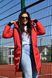 Женская куртка с капюшоном цвет красный р.52/54 449819 449819 фото 2
